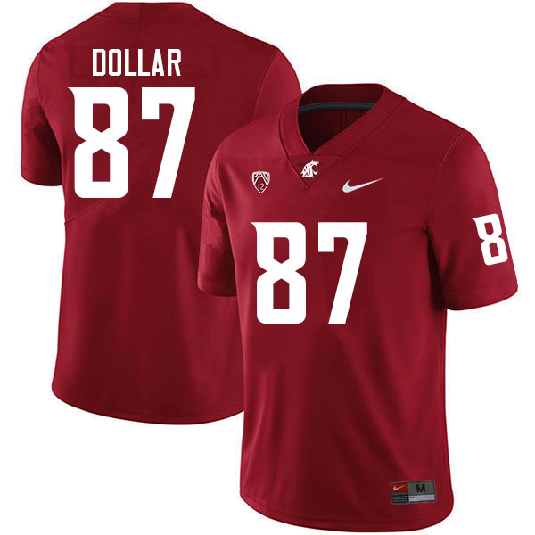 Men #87 Andre Dollar Washington State Cougars College Football Jerseys Sale-Crimson - Click Image to Close